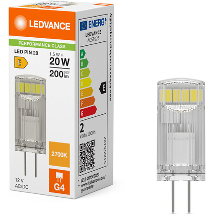 LEDVANCE Ampoule LED  broches LED PIN, 1,5 Watt, G4