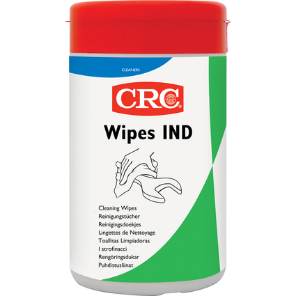 CRC Lingettes de nettoyage WIPES IND, distributeur de 50