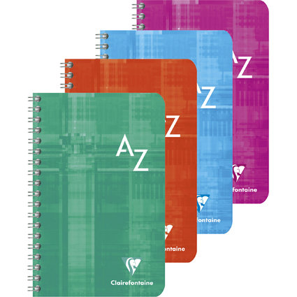 Clairefontaine Rpertoire spirale,110 x 170 mm,quadrill 5x5