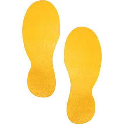 DURABLE Symbole de marquage au sol "Pieds", autocollant