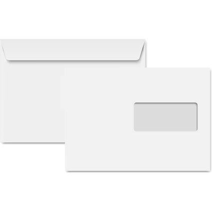 Clairefontaine Enveloppes C5, 162 x 229 mm, blanc recycl