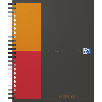 Oxford International Cahier "NOTEBOOK", A5+, quadrill