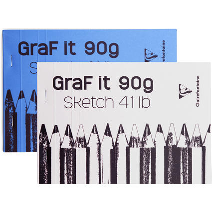 Clairefontaine Bloc de dessin "GraF it", A5, 90 g/m2