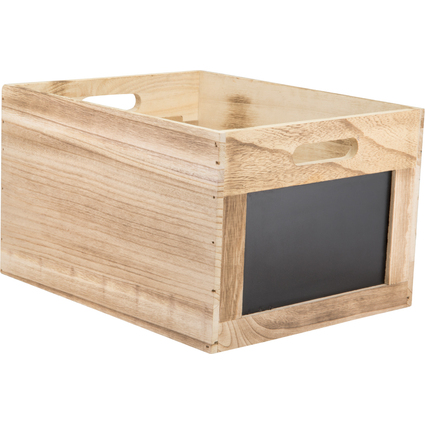 Securit Caisse en bois Tablecaddy, avec 2 ardoises