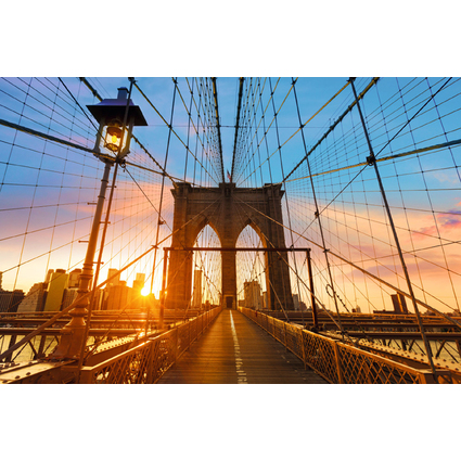 PAPERFLOW Poster mural "Brooklyn Bridge", en plexiglas