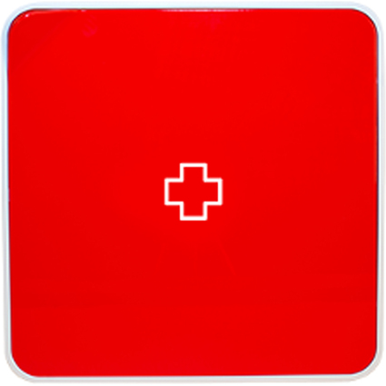 PAPERFLOW Armoire de premiers secours "multiBox", rouge