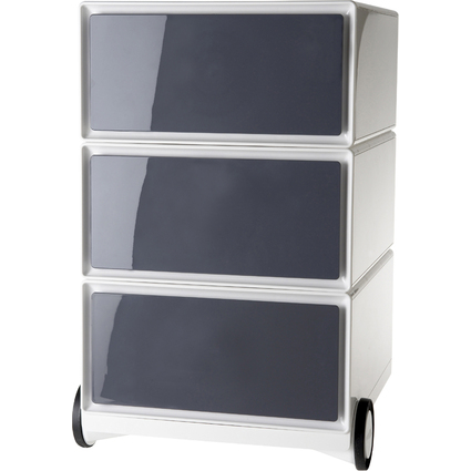 PAPERFLOW Caisson mobile "easyBox", 3 tiroirs, blanc
