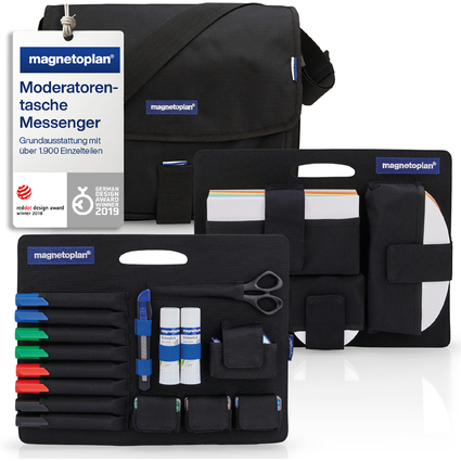 magnetoplan Sacoche de prsentation "Messenger", quip