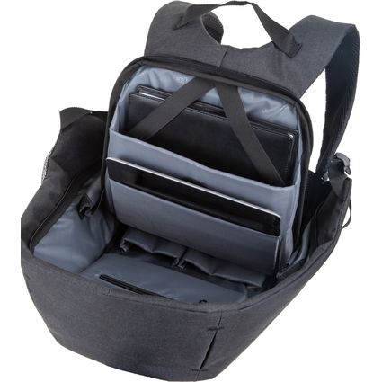 Lightpak Sac  dos "SAFEPAK", avec port USB, anthracite