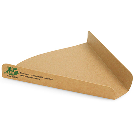 PAPSTAR Barquette pour pizza "pure", 180 x 170 x 25 mm