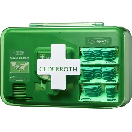 CEDERROTH Kit de premiers secours Wound Care Dispenser Blue