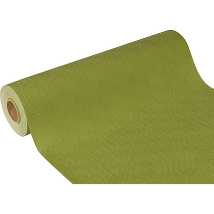 PAPSTAR Chemin de table "soft selection plus", vert olive