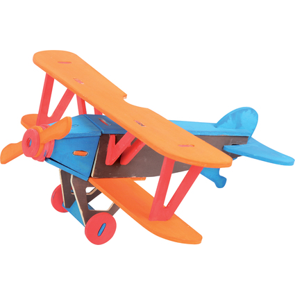 Marabu KiDS Puzzle 3D "Avion biplan", 25 pices