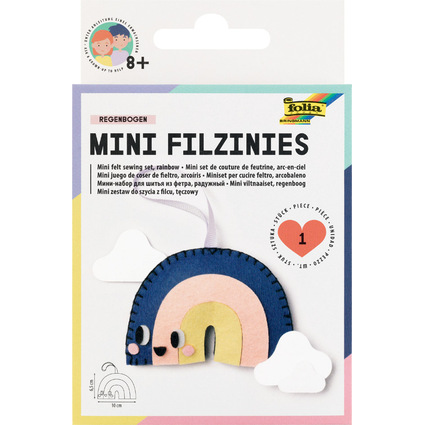 folia Mini kit de couture de feutrine "Filzinies", 15 pices