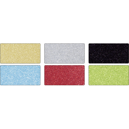 folia Bloc de carton  paillettes "Basic", 170 x 245 mm