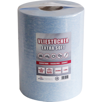 Fripa Rouleau de papier nettoyant extra soft, 1 couche, bleu