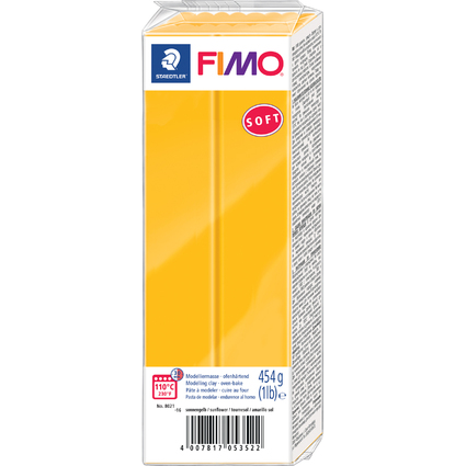 FIMO SOFT Pte  modeler,  cuire, jaune soleil