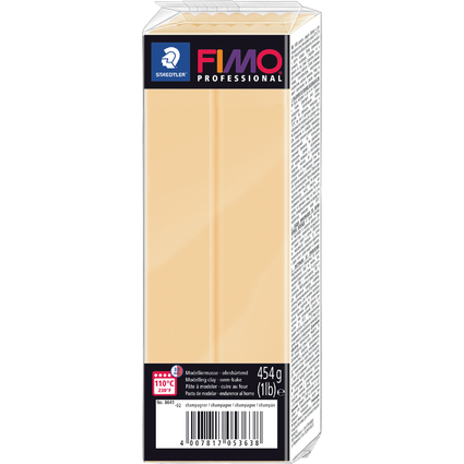 FIMO PROFESSIONAL Pte  modeler, 454 g, champagne