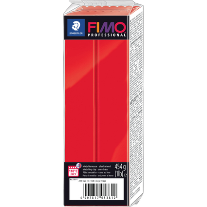 FIMO PROFESSIONAL Pte  modeler, 454 g, rouge pur