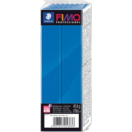 FIMO PROFESSIONAL Pte  modeler, 454 g, bleu pur