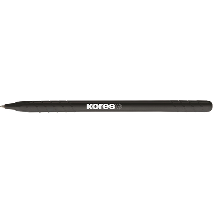 Kores Stylo  bille jetable K-Pen Super Slide K0, noir