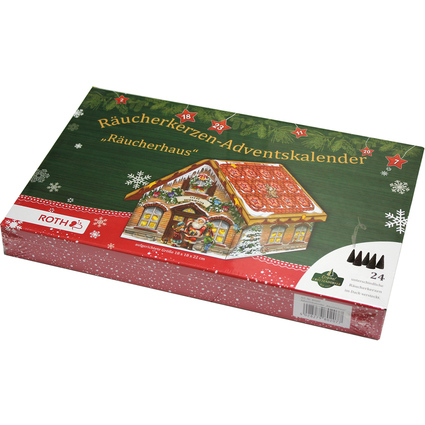 ROTH Rucherkerzen-Adventskalender "Rucherhaus"