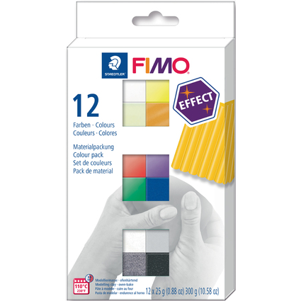 FIMO EFFECT Pte  modeler, kit de 12
