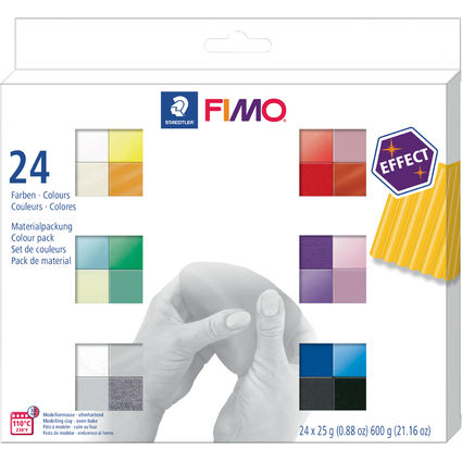 FIMO EFFECT Pte  modeler, kit de 24