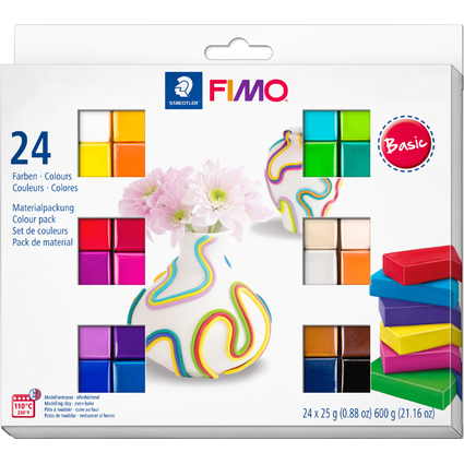 FIMO SOFT Pte  modeler "Basic", kit de 24