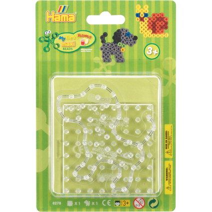 Hama Plaque pour perles "Carr, chien", sous blister