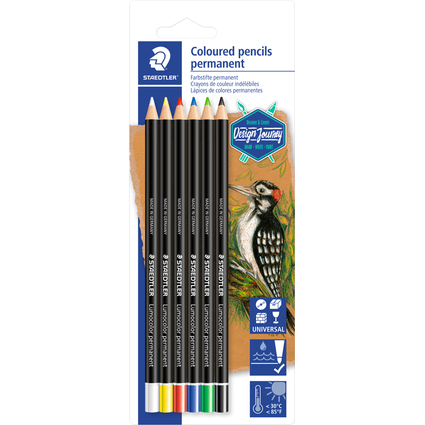 STAEDTLER Crayon marqueur sec Lumocolor permanent glasochrom