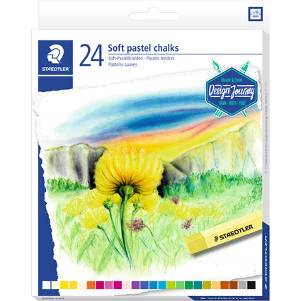 STAEDTLER Pastel tendre Design Journey, tui en carton de 24