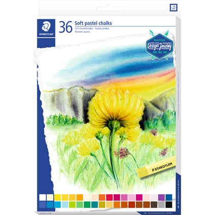 STAEDTLER Pastel tendre Design Journey, tui en carton de 36