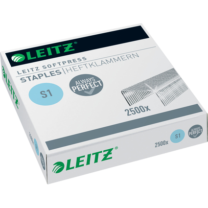 LEITZ Agrafes Softpress, galvanis