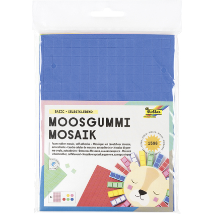 folia Mosaque en gomme mousse "Basic", auto-adhsif