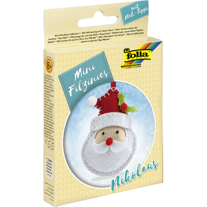 folia Mini kit de feutrine "Filzinies", Saint Nicolas