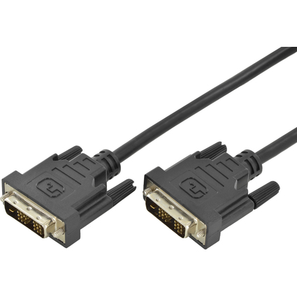 DIGITUS Cble DVI-D 24+1, Dual Link, 2,0 m, noir