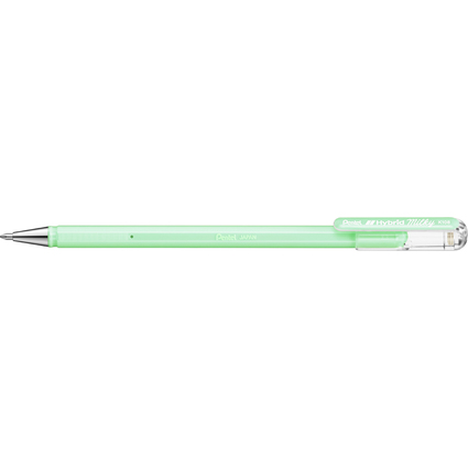 Pentel Stylo roller  encre gel Hybrid Milky, vert pastel