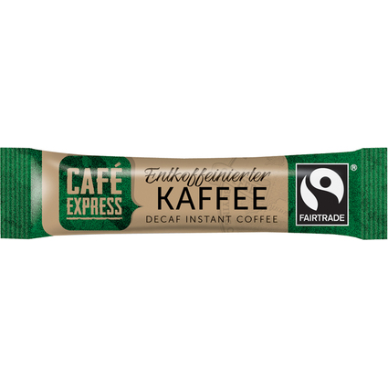 HELLMA Caf soluble "Caf Express Decaf", stick individuel
