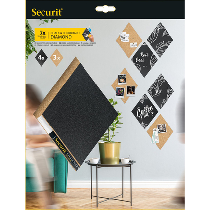 Securit Ardoise & tableau en lige SILHOUETTE "Diamond"