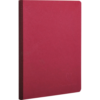 Clairefontaine Carnet broch AGE BAG, A5, uni, rouge