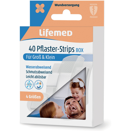 Lifemed Pansement "Allround", 40 pices, semi-transparent