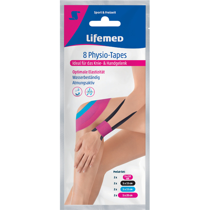 Lifemed Ruban de physio "Genou/poignet" assorti