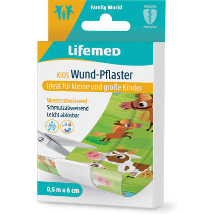 Lifemed Pansement pour enfants "Animaux", 500 mm x 60 mm