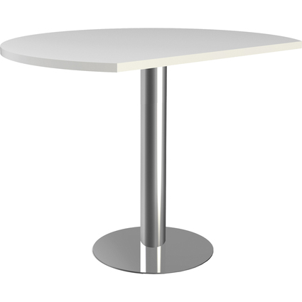 kerkmann Table de runion ARTLINE, diamtre: 1.000 mm, blanc