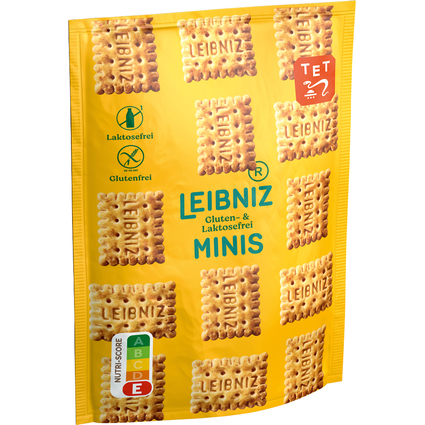 LEIBNIZ Mini biscuit au beurre, sans gluten, sans lactose