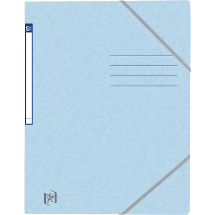 Oxford Chemise  lastique Top File+, A4, bleu pastel