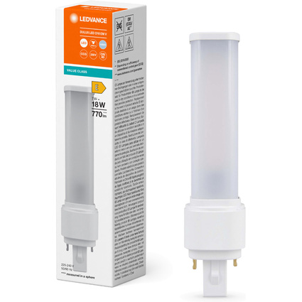 LEDVANCE Ampoule LED DULUX D, 7 Watt, G24d-2 (840)