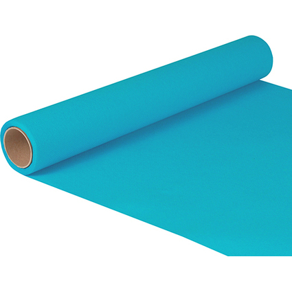 PAPSTAR Chemin de table "ROYAL Collection", turquoise