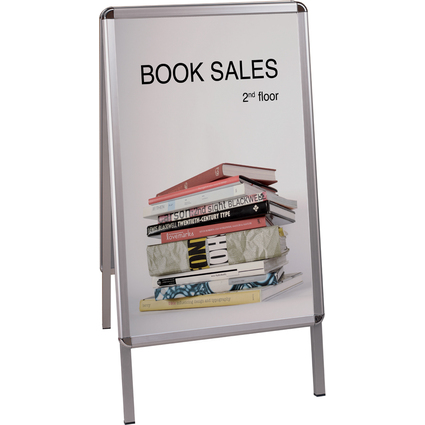 Bi-Office Porte-affiches, cadre en aluminium, 635 x 1.090 mm